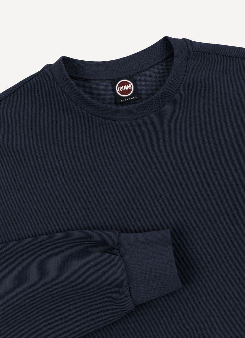 Colmar Original Felpa Millerighe Uomo 6153R 1XL 68 Blu