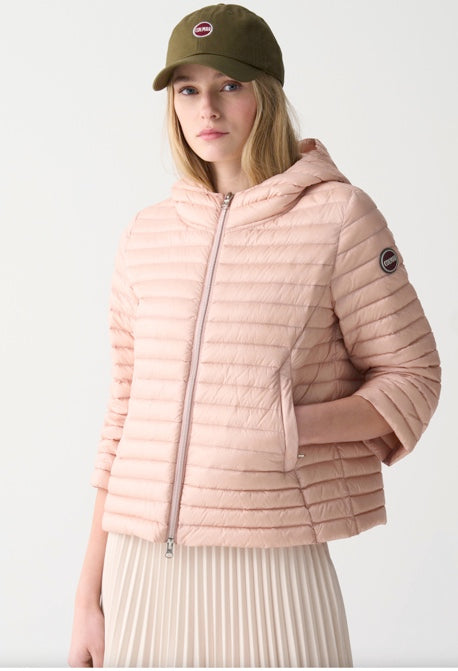 Colmar Originals Cappa Donna 2172 9VX 756 Rosa in piuma leggera con cappuccio