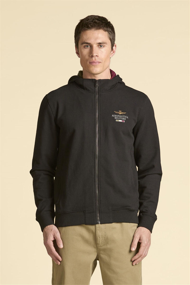 AERONAUTICA MILITARE Men's Black Sweatshirt - 2078