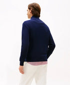 TOMMY HILFIGER Maglioni Uomo Blu - CASHMERE ZIP MOCK