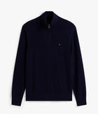 TOMMY HILFIGER Maglioni Uomo Blu - CASHMERE ZIP MOCK