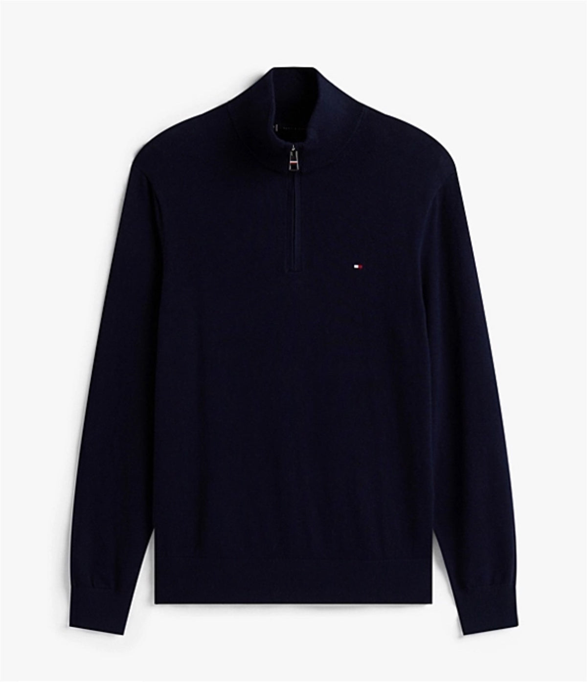 TOMMY HILFIGER Maglioni Uomo Blu - CASHMERE ZIP MOCK