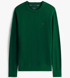 TOMMY HILFIGER Men's Sweaters Green - CASHMERE CREW NECK