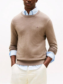 TOMMY HILFIGER Men's Turtleneck Sweaters - Cashmere Crew Neck