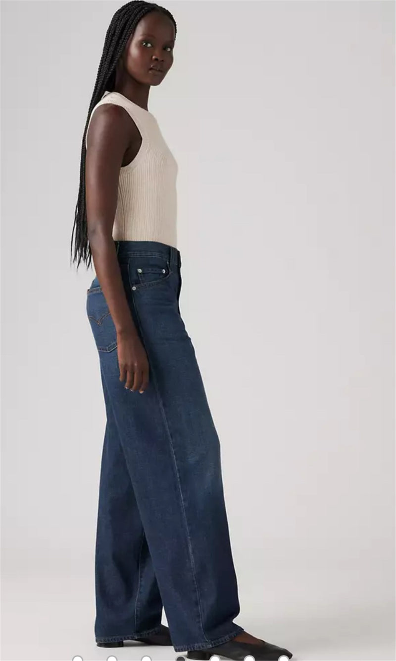 LEVI'S Blue Women's Jeans - BAGGY DAD