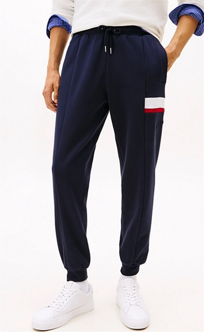TOMMY HILFIGER Men's Blue Joggers - Color Black