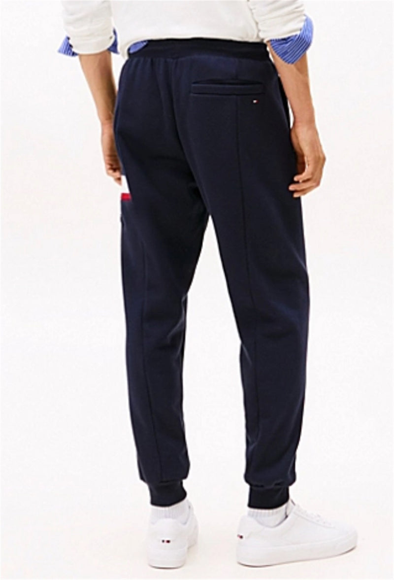 TOMMY HILFIGER Men's Blue Joggers - Color Black