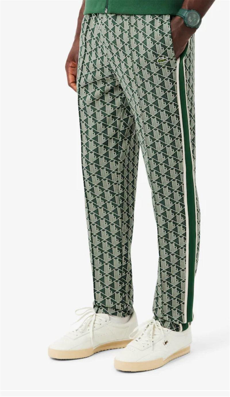 Lacoste Men's Green Pants - PARIS MONOGRAM