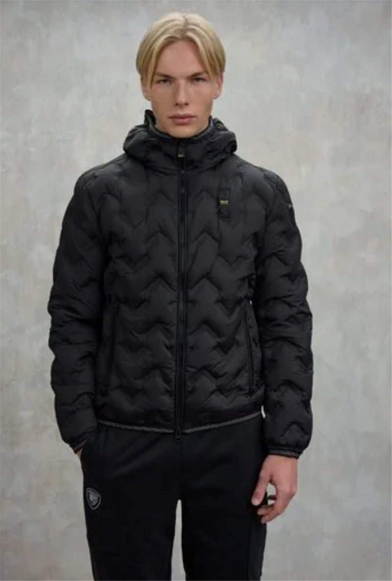 Blauer Men's Black Down Jacket - PIERY