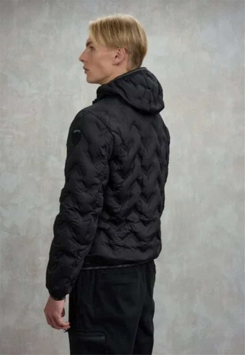 Blauer Men's Black Down Jacket - PIERY
