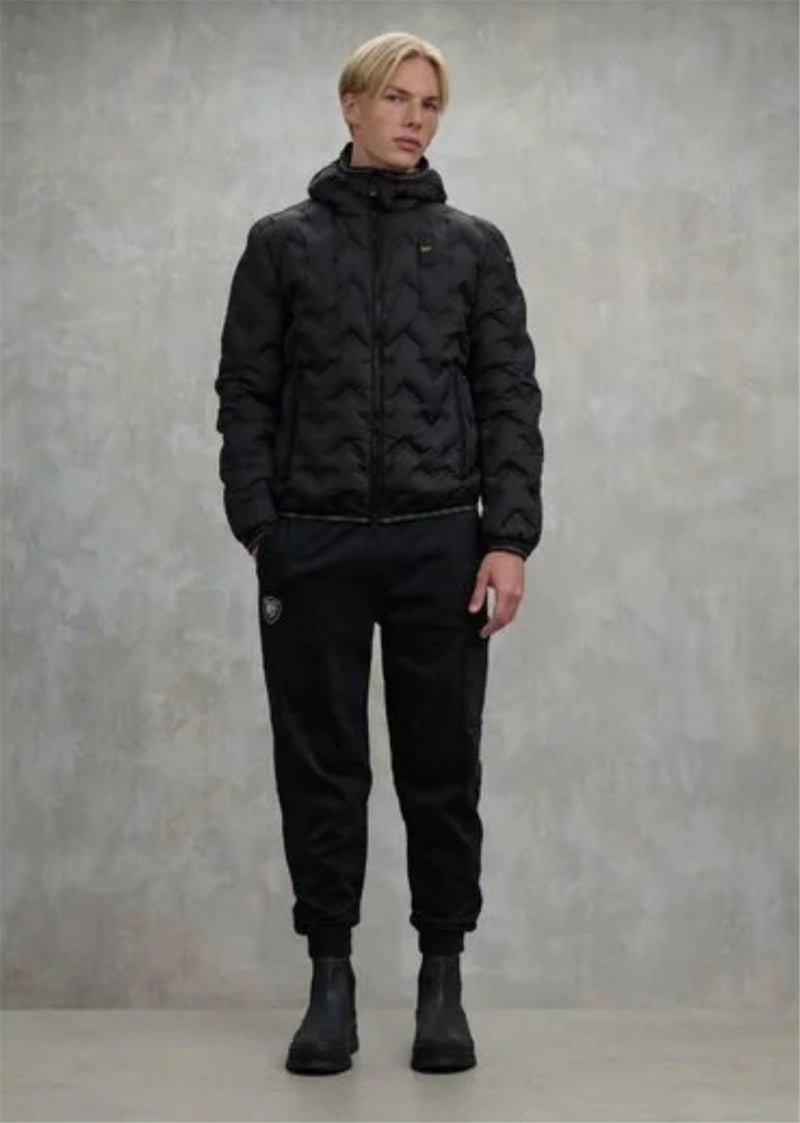 Blauer Men's Black Down Jacket - PIERY