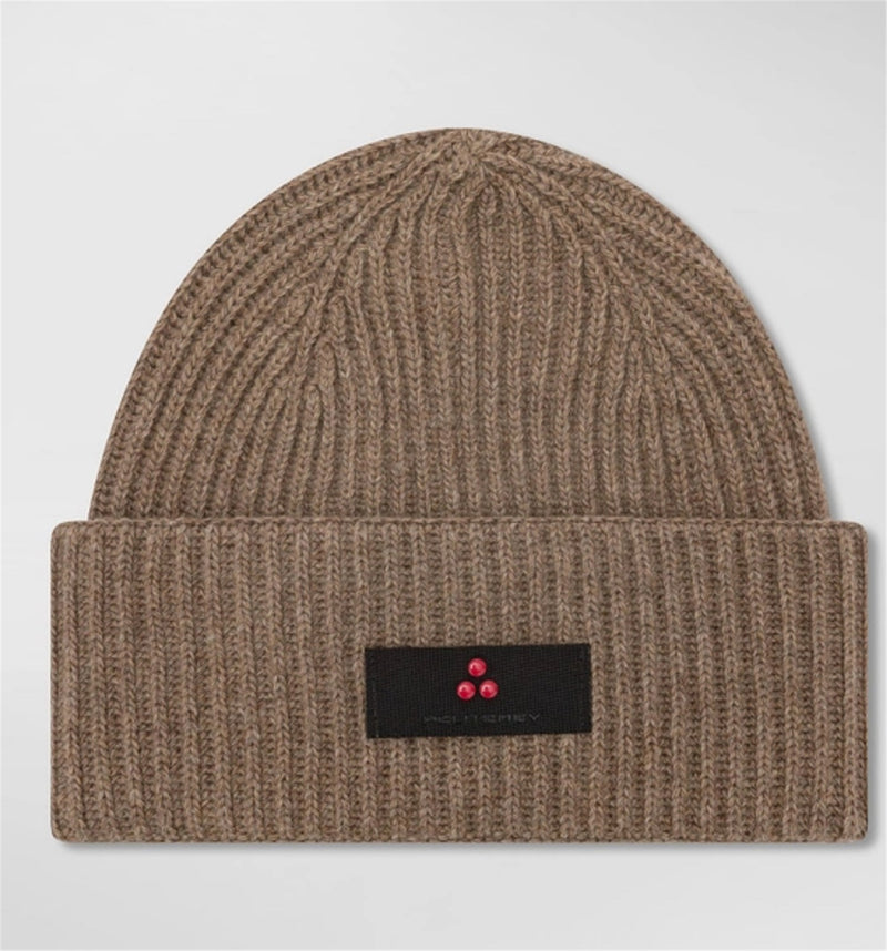 PEUTEREY Unisex Beanies Brown - SAVIS 01