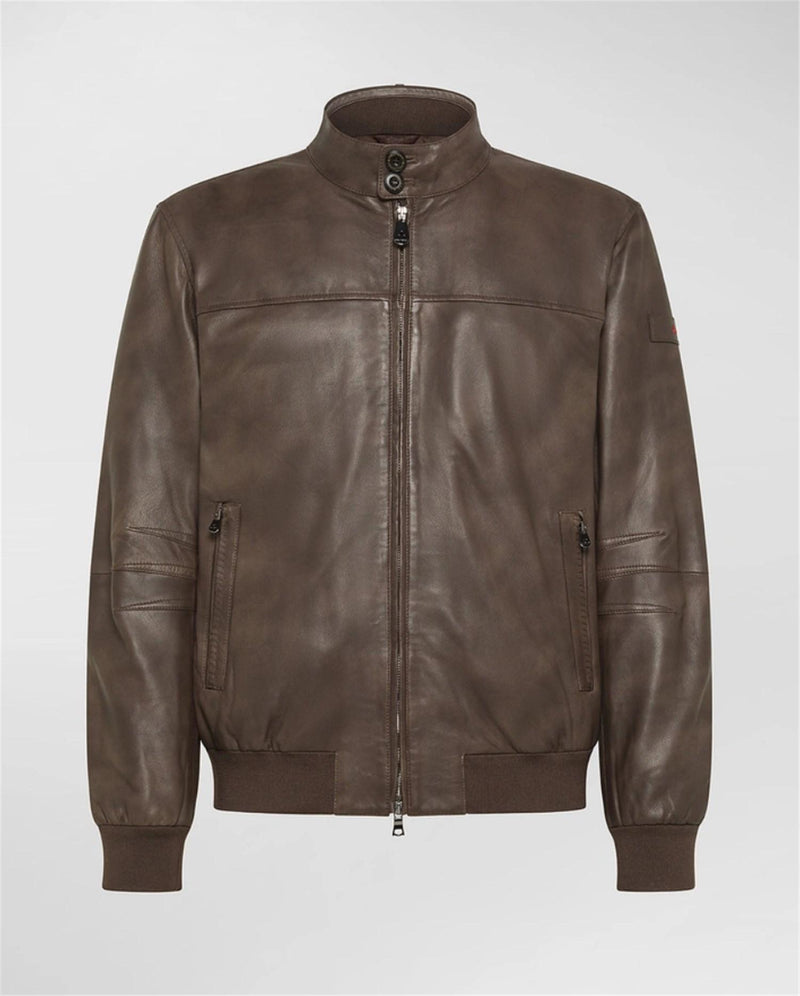 PEUTEREY Giacca Uomo Cuoio - BOMBER IN PELLE