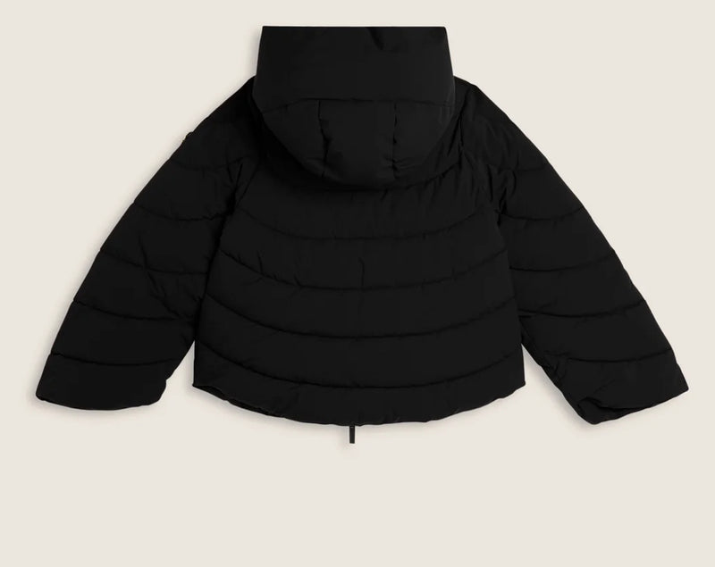 FREDDY Women's Black Down Jacket - CROPPED FLARED SLEEVES