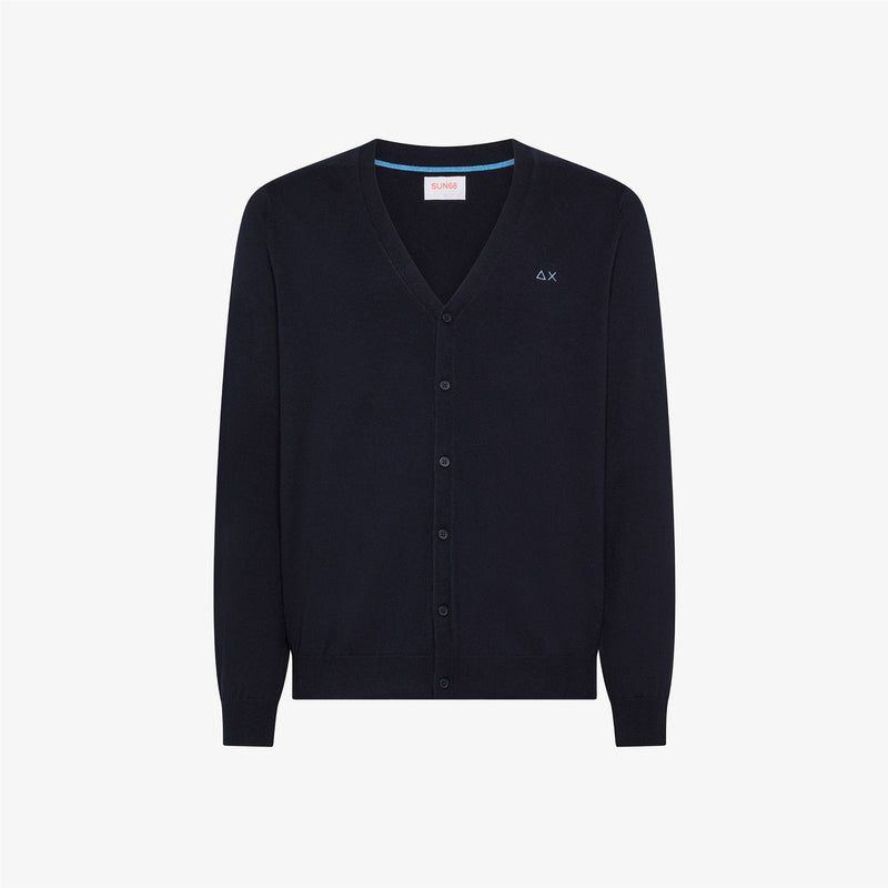 SUN68 Cardigan Uomo Blu - CARDIGAN