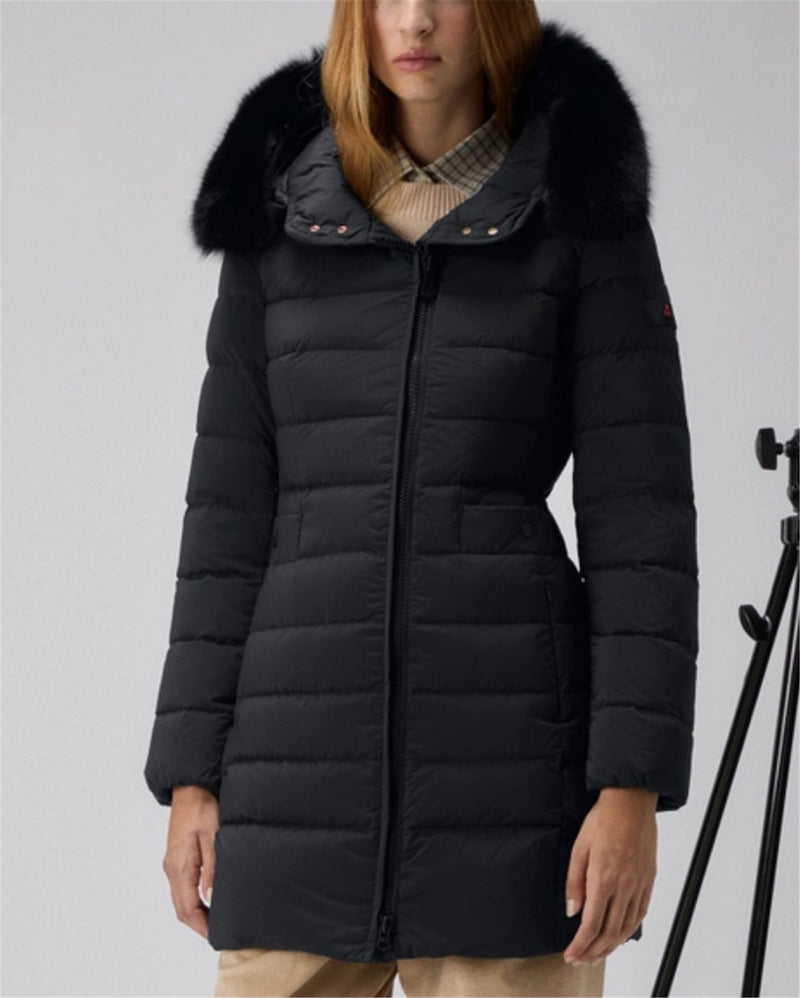 PEUTEREY Piumino Donna Nero - SERIOLA ML 06 FUR