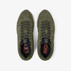 SUN68 Men's Green Sneakers - TOM SUEDE