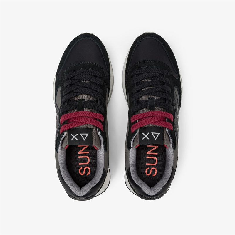SUN68 Men's Sneakers Black - JAKI BICOLOR