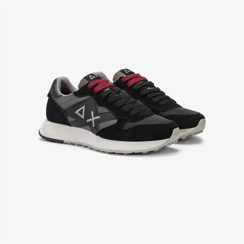 SUN68 Men's Sneakers Black - JAKI BICOLOR