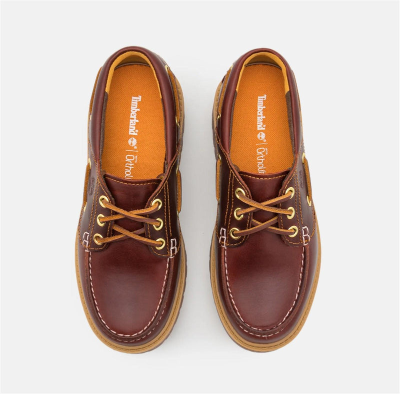 Timberland Women's Lace-Up Shoes Brown - BOAT SHOE