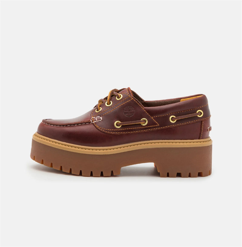 Timberland Women's Lace-Up Shoes Brown - BOAT SHOE