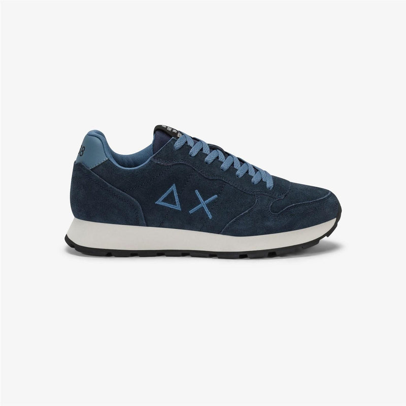SUN68 Men's Sneakers Blue - TOM SUEDE