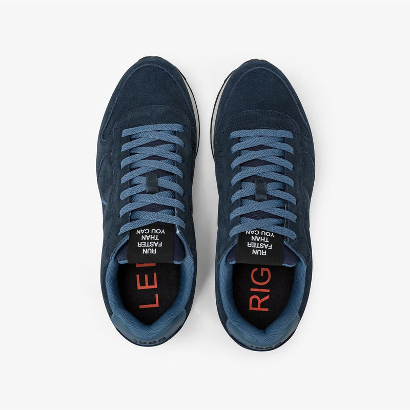 SUN68 Men's Sneakers Blue - TOM SUEDE
