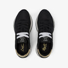 SUN68 Black Women's Sneakers - ALLY GOLD SILVER