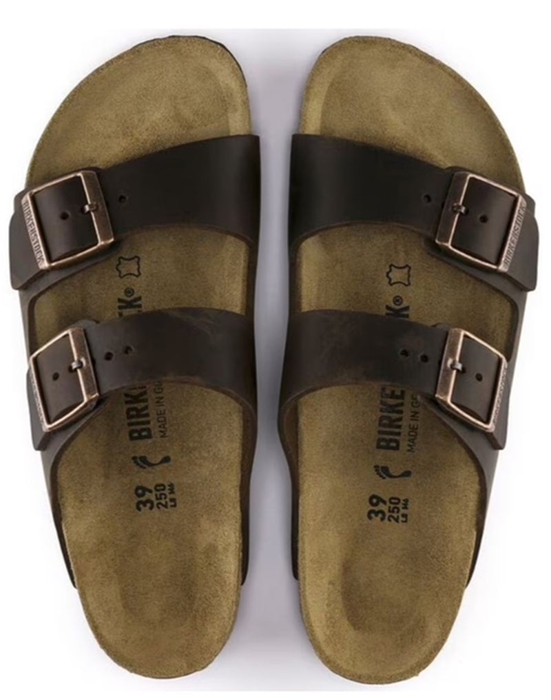BIRKENSTOCK Men's Sandals Brown - ARIZONA LEATHER