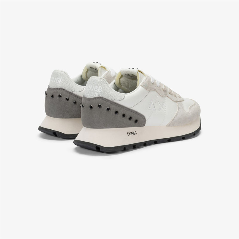 SUN68 White Women's Sneakers - ALLY STUDIOS