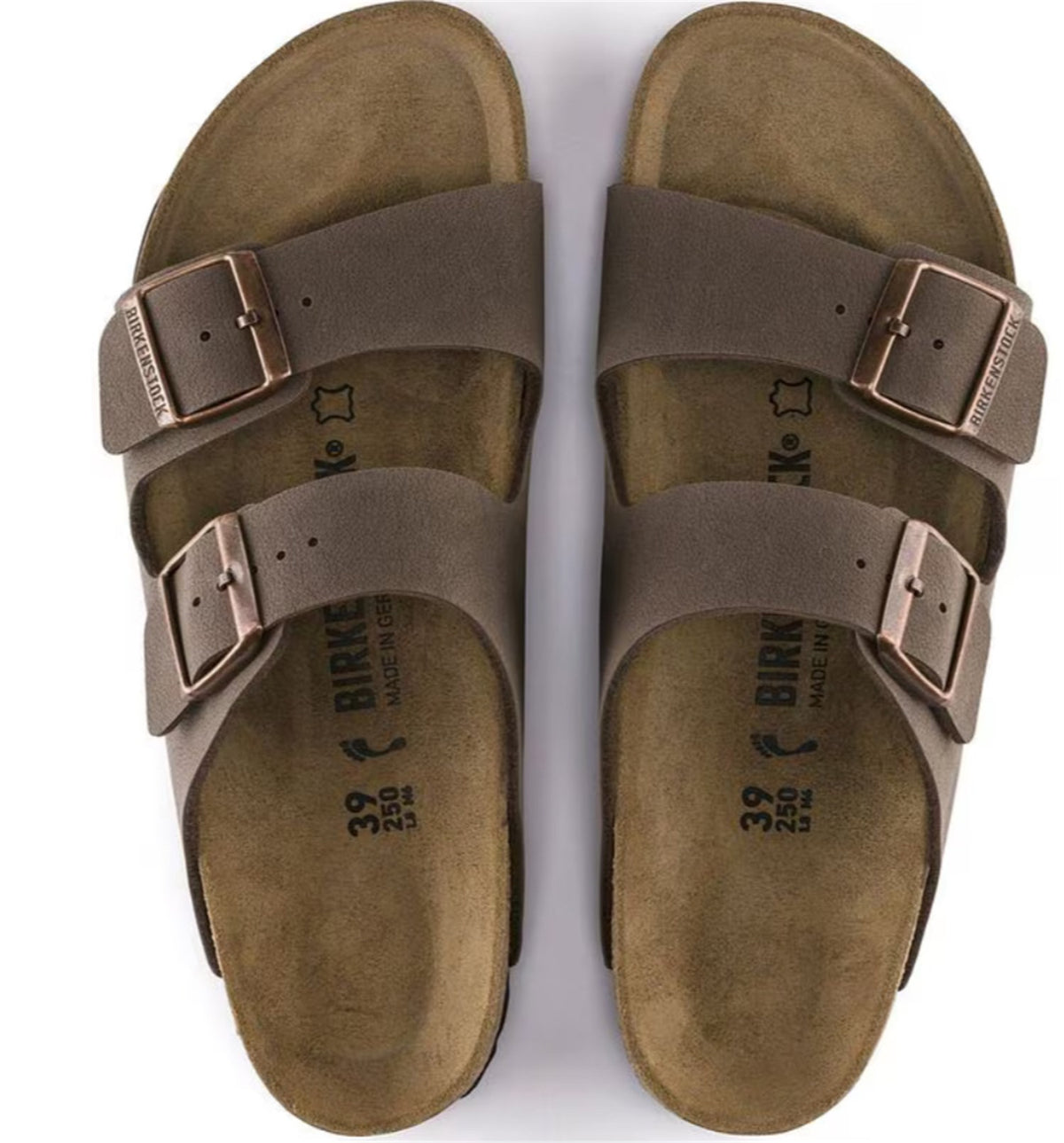 BIRKENSTOCK Brown Unisex Sandals - ARIZONA