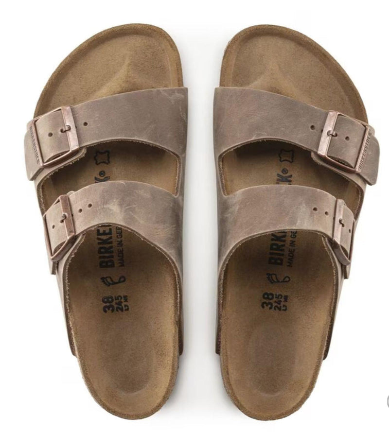 BIRKENSTOCK Unisex tobacco sandals - ARIZONA