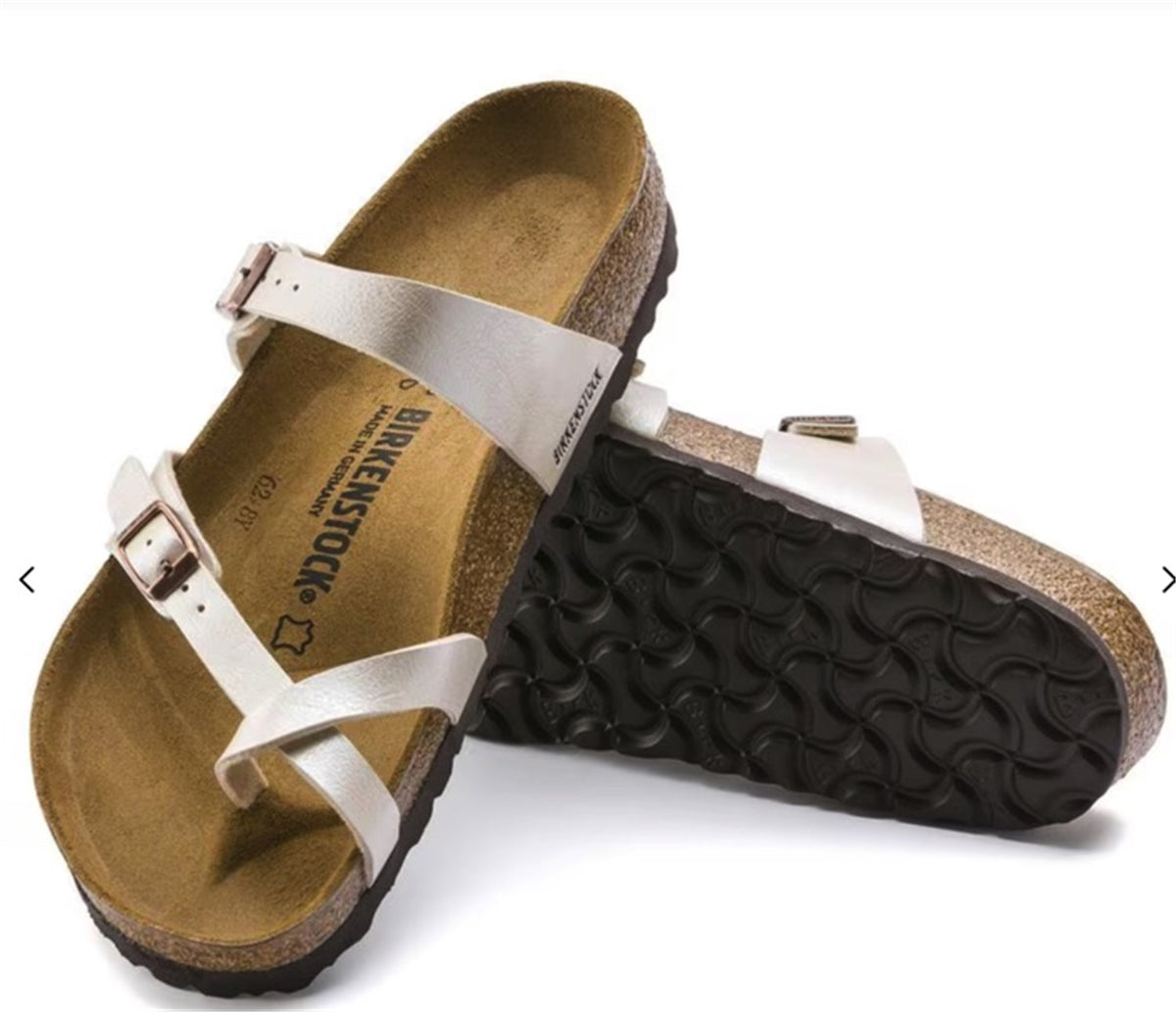 BIRKENSTOCK Women's Sandals White - MAYARI