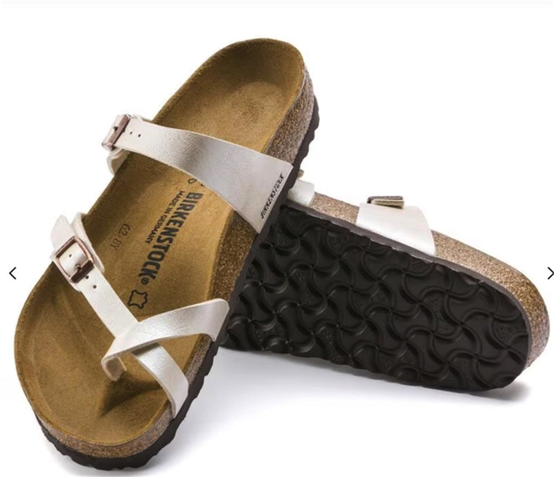 BIRKENSTOCK Women's Sandals White - MAYARI