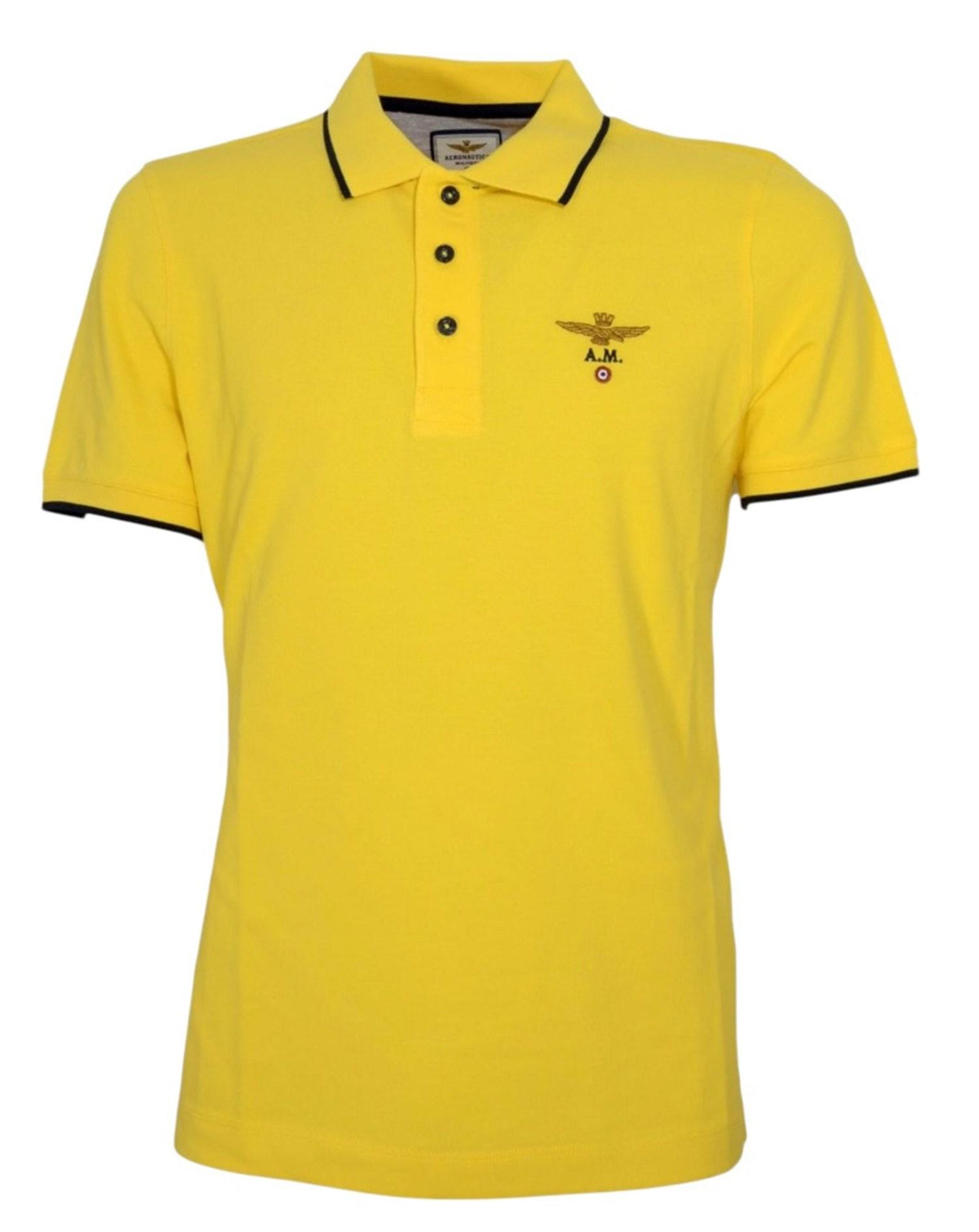 AERONAUTICA MILITARE Men's Yellow Polo Shirt - PO1308