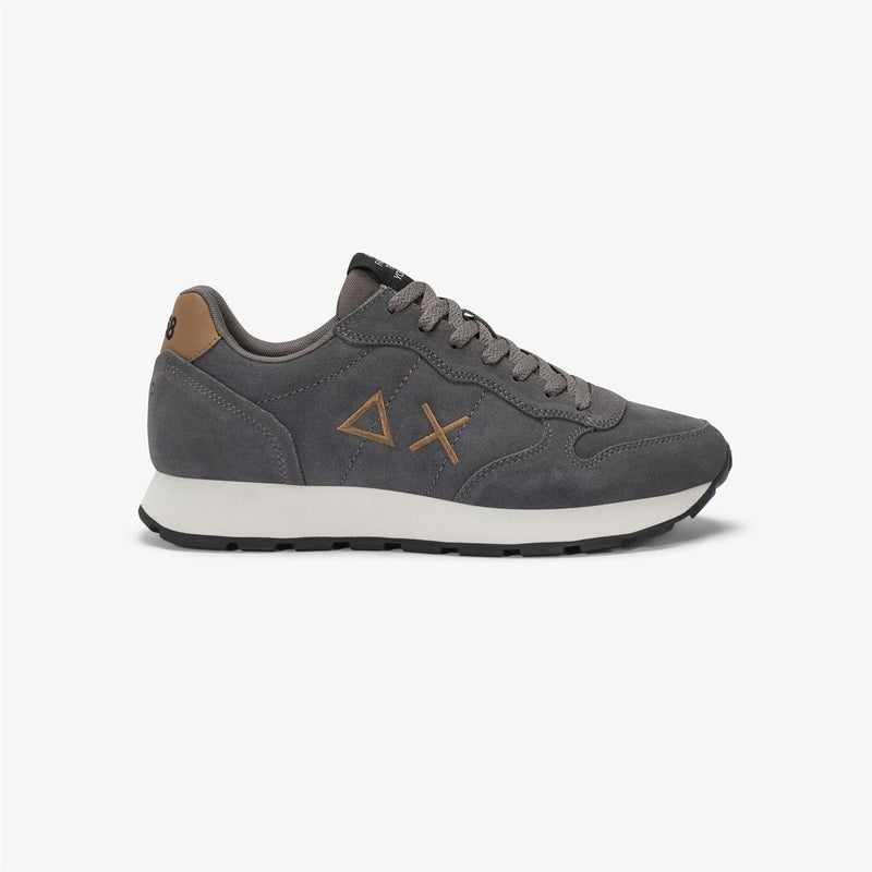 SUN68 Men's Sneakers Grey - TOM SUEDE