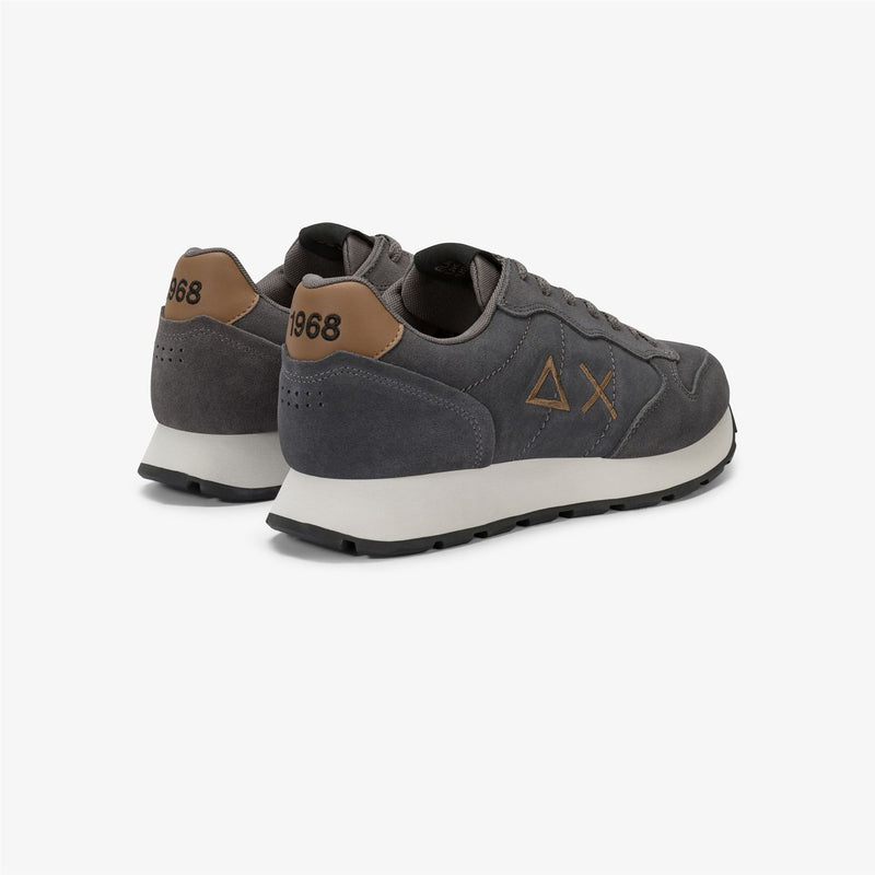 SUN68 Men's Sneakers Grey - TOM SUEDE