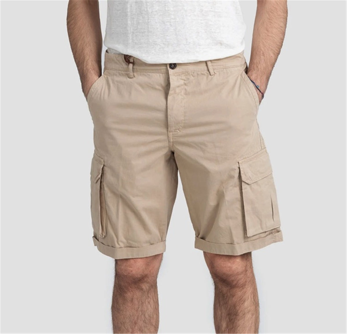 40 Weft Bermuda Shorts Men's Beige - NICK