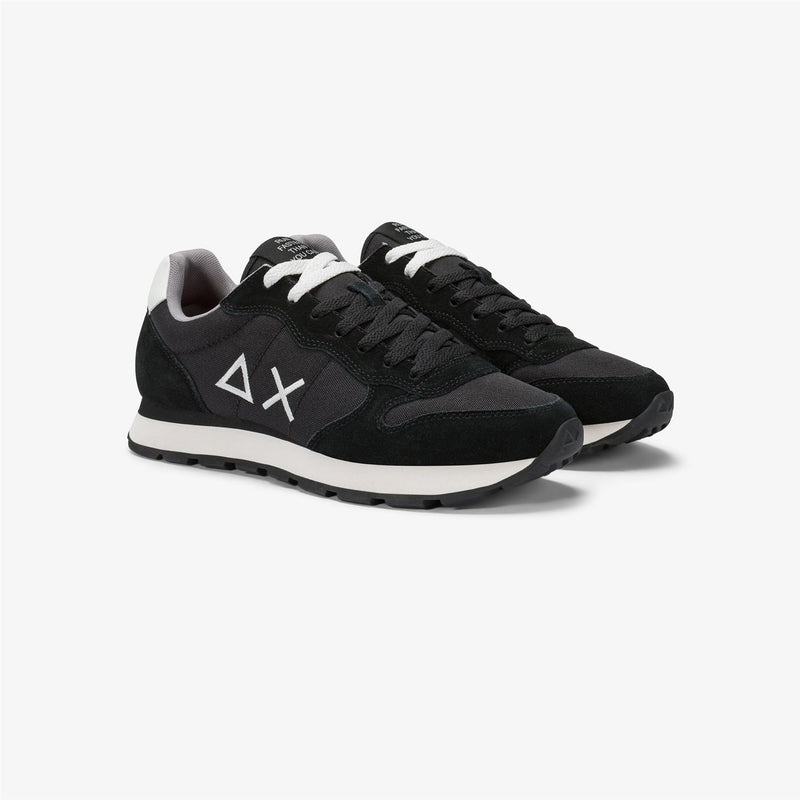 SUN68 Men's Sneakers Black - TOM SOLID