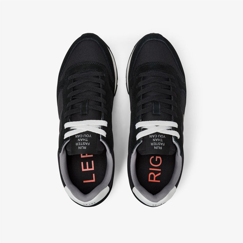 SUN68 Men's Sneakers Black - TOM SOLID