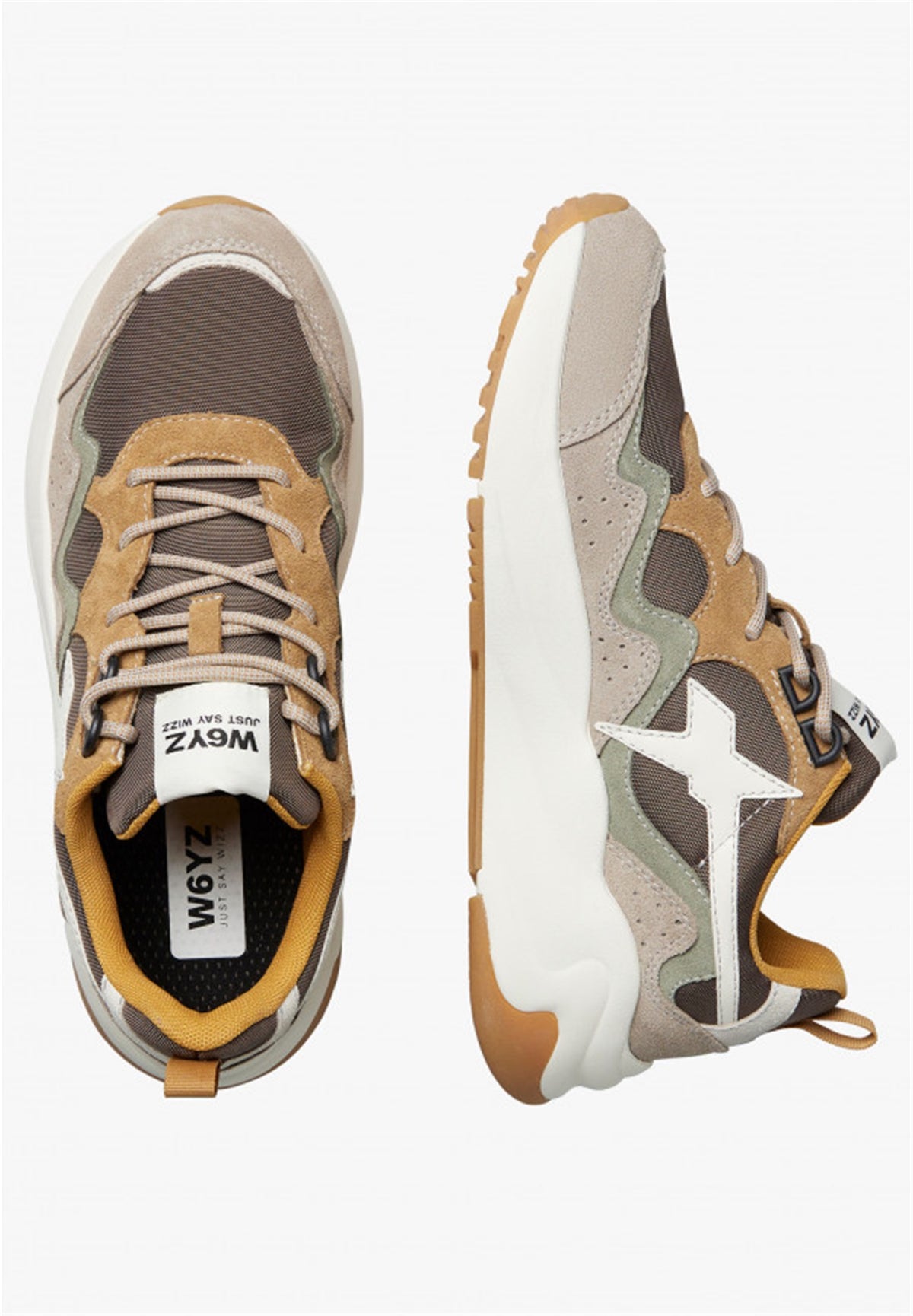 W6YZ Unisex Dove Gray Sneakers - FLIK-M.