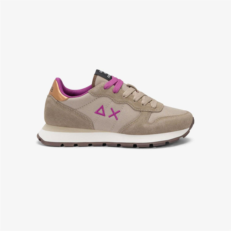 SUN68 Beige Women's Sneakers - ALLY SOLID