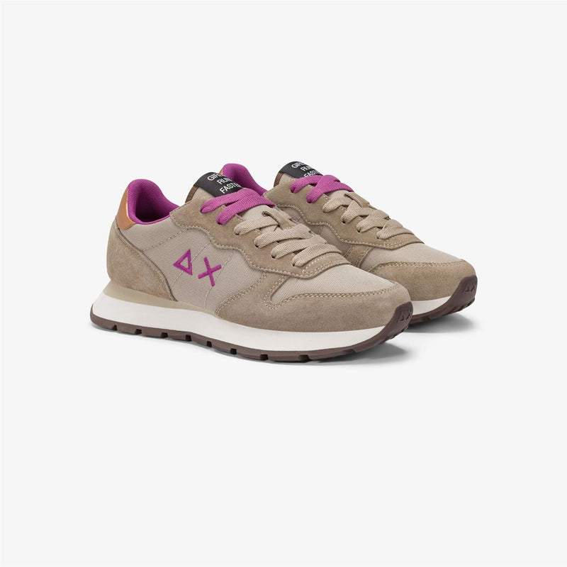 SUN68 Beige Women's Sneakers - ALLY SOLID