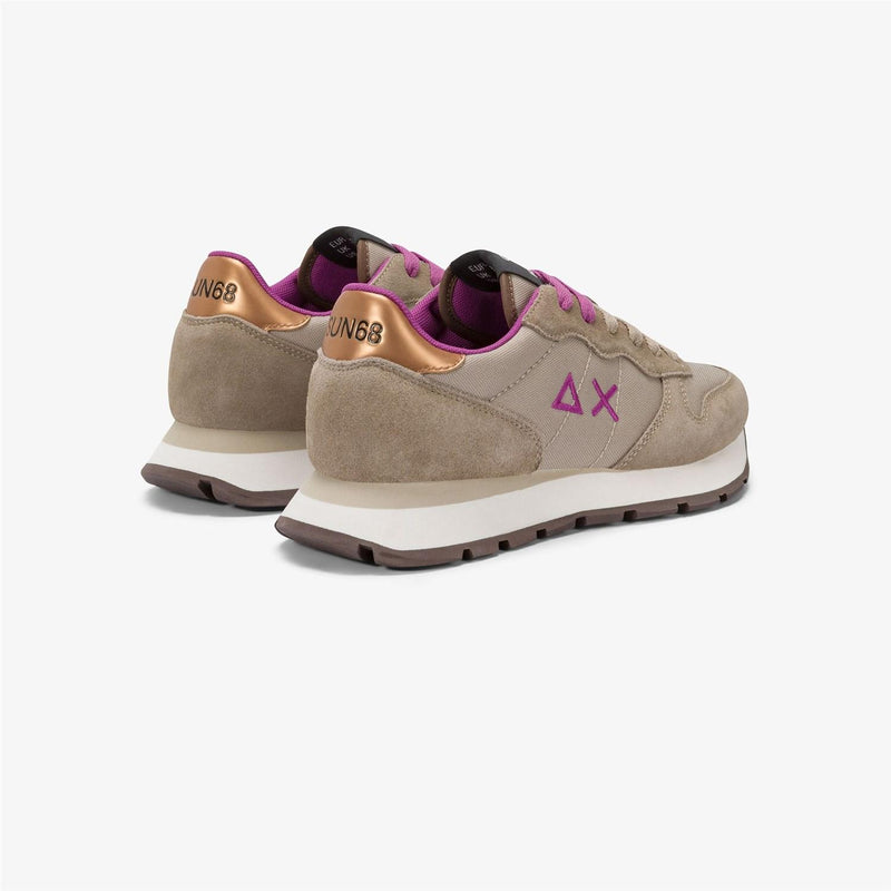 SUN68 Beige Women's Sneakers - ALLY SOLID