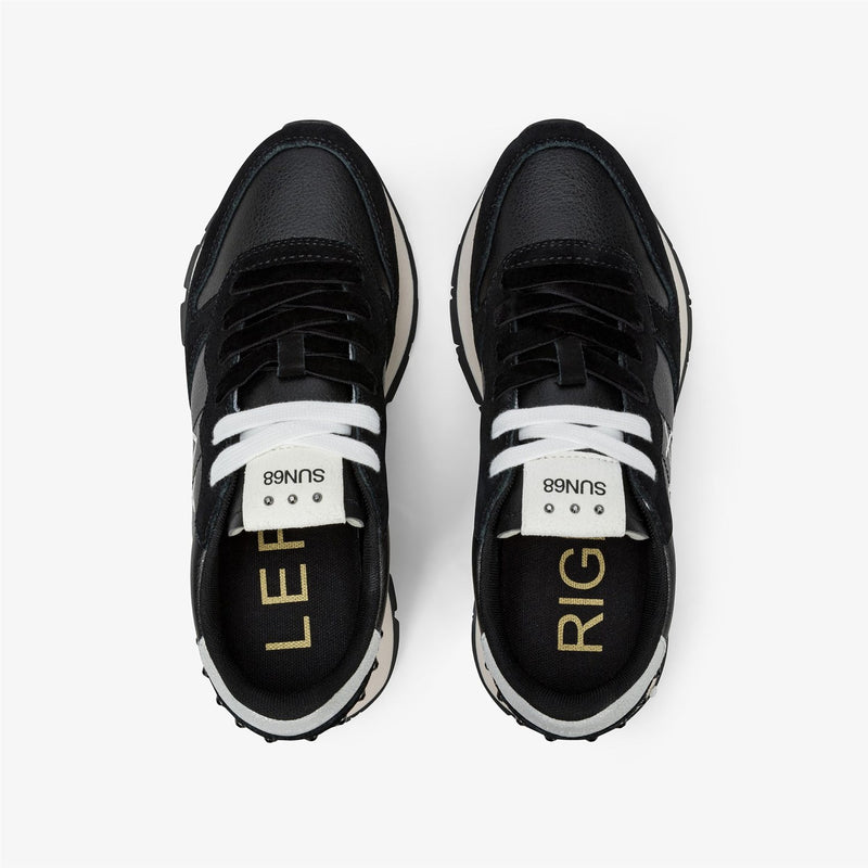 SUN68 Women's Sneakers Black - ALLY STUDIOS