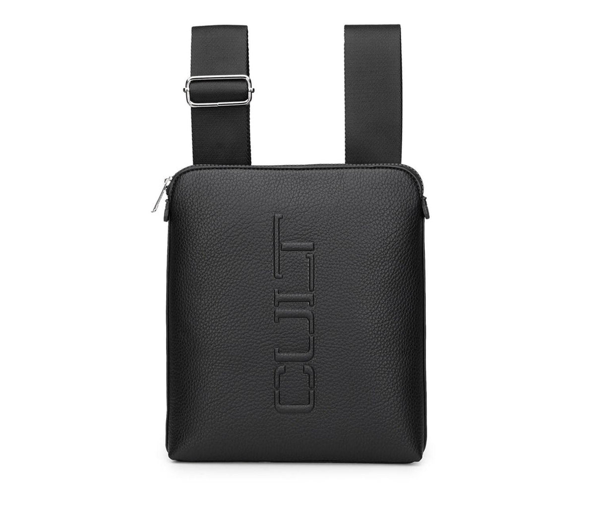 Cult Borsa a tracolla Uomo Nero - TRACOLLA FLAT JOHN