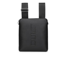 Cult Borsa a tracolla Uomo Nero - TRACOLLA FLAT JOHN