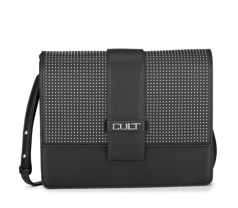 Cult Women's Shoulder Bag Black - MAXI SHOULDER BAG AMY