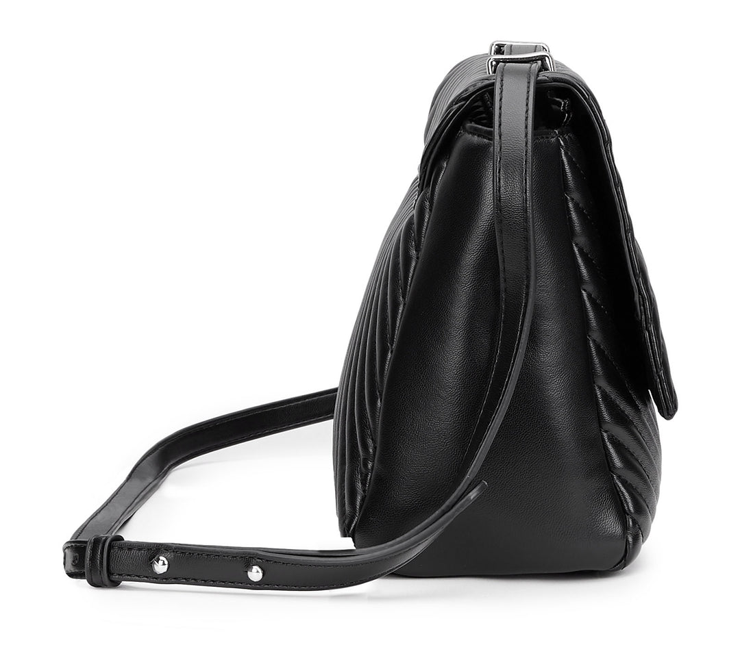 Cult Women's Shoulder Bag Black - CHARLOTTE SHOULDER BAG