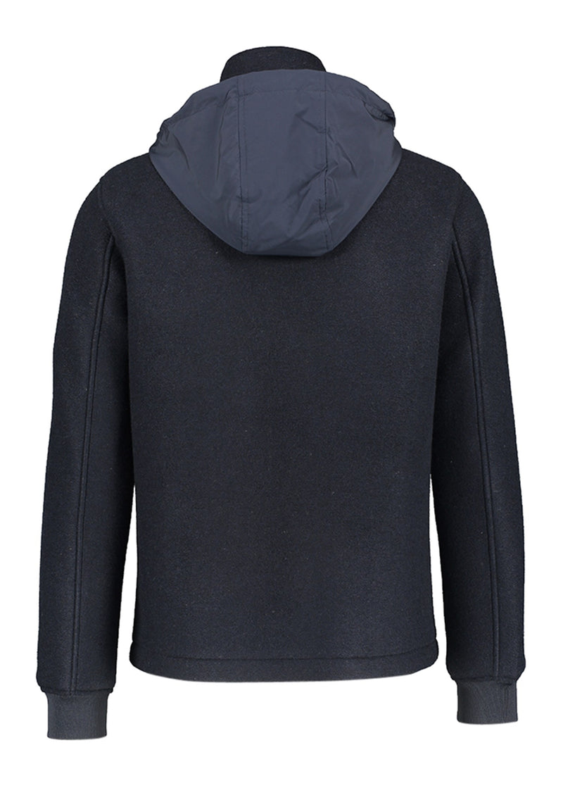 MANUEL RITZ Men's Blue Coat - GIACCONE/HEAVY JACKET